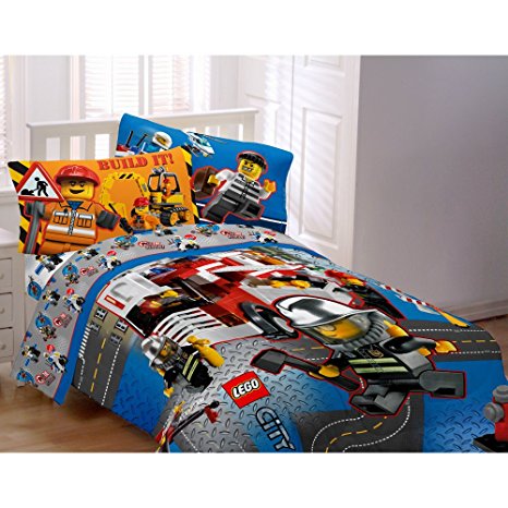 Lego 72 by 86-Inch City Comforter, Twin/Full