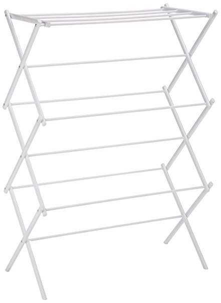 AmazonBasics Foldable Drying Rack - White