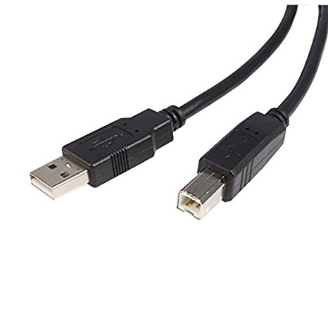 StarTech 6-Feet USB 2.0 Certified A to B Cable M/M (USB2HAB6)