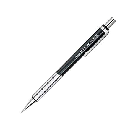 Pentel Mechanical Pencil, Stein, 0.5mm, Metallic Black (P315-MA)