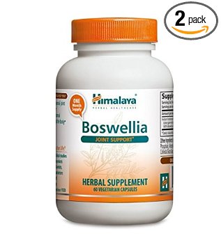 Himalaya Pure Herbs Boswellia, Joint Support, 60 Caplets, (Pack of 2)