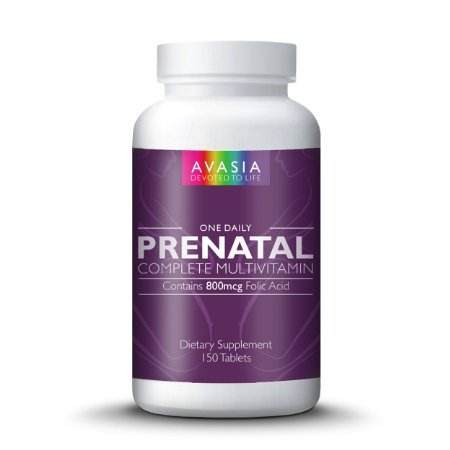3 FOR 2 OFFER ON AVASIA Prenatal Vitamin with Folic Acid 800 mcg & Iron. Best for Pre-Pregnancy, IVF, Pregnancy & Breastfeeding. 5 month supply. Optimum Nutrition for Mom & Baby. Easy Swallow 1 a day. MADE IN THE USA