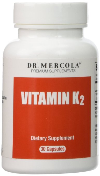 Dr. Mercola Vitamin K2 - 30 Capsules - Supports Memory Function and Bone Health - 150mcg of K2-7 Per Capsule