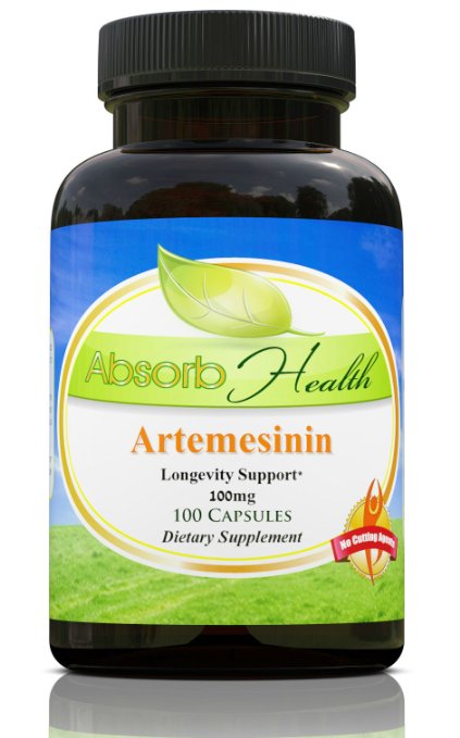 Artemisinin | 100mg | 100 Capsules | Sweet Wormwood Derived Supplement | Centuries of Use in Chinese Medicine