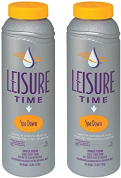LEISURE TIME 22338-02 Spa Down for Spas and Hot Tubs, 2.5-Pounds, 2-Pack