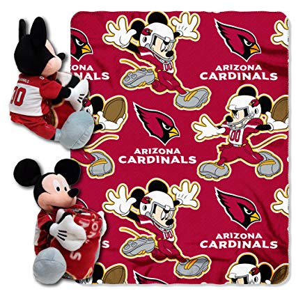 The Northwest Company Officially Licensed NFL Co Disney's Mickey Hugger and Fleece Throw Blanket Set