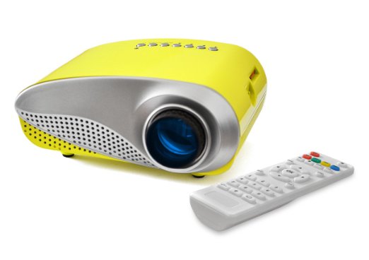 FAVI RioHD-LED-K1-Y Movie and Game Projector for Kids Yellow
