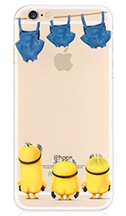 iPhone 7/ iPhone 7 Plus, New Cute Ultra Slim Case Cover,Despicable Me Minions, Zootopia, Cute 3D Cartoon TPU Silicone Protection Skin Case Cover for iPhone (iPhone 7 plus, Minions 3)