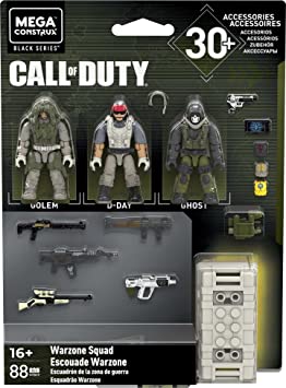 Mega Construx Call of Duty Warzone Squad , Black