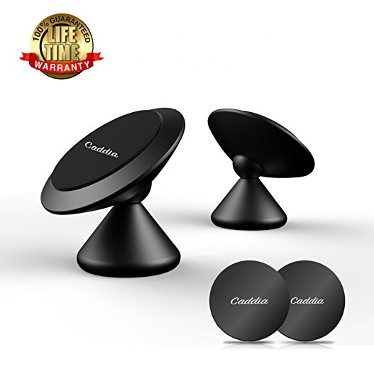 2017 Caddia Universal Magnetic Car Mount Phone Holder For Car [Innovated Technology]