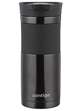 Contigo Snapseal Vacuum-insulated Stainless Steel Travel Mug, 16-ounce, Black