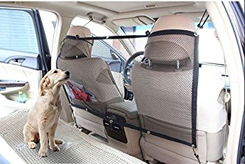 Nihao Dog Car Net Barrier to Keep Pet in Back Seat
