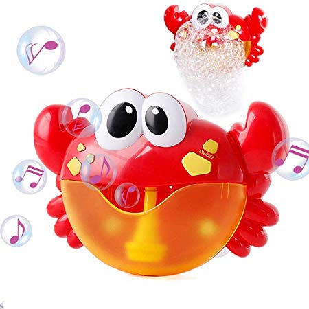 PBOX Crab Bubble Bath Toy , Toddler Toys Bath Machine with Nursery Rhymes for Boys and Girls Aged 1 2 3 4 5 6 Toy