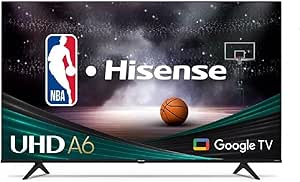 Hisense 50" 4K UHD Smart Google TV Dolby Vision HDR - 50A6H4