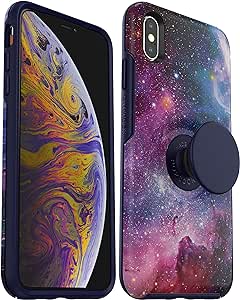 OtterBox   Pop Symmetry Series Case for iPhone Xs MAX (ONLY) Non-Retail Packaging - Blue Nebula