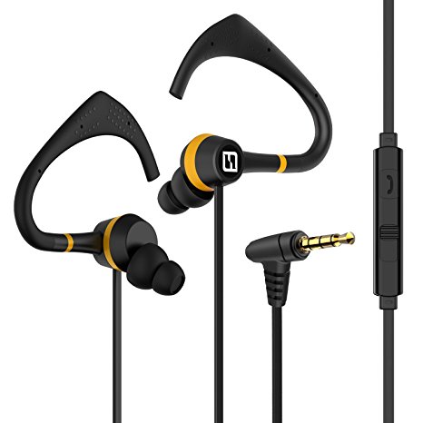Earphones,Red Ant E3 in Ear Wired Earphone Built in Mic Metal Housing Music Earbuds with 3.5 mm Audio Output for Smartphone, Tablet, Mp3 (Yellow)