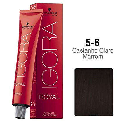 Schwarzkopf Professional Igora Royal Permanent Hair Color, 5-6, Light Brown Chocolate, 60 Gram