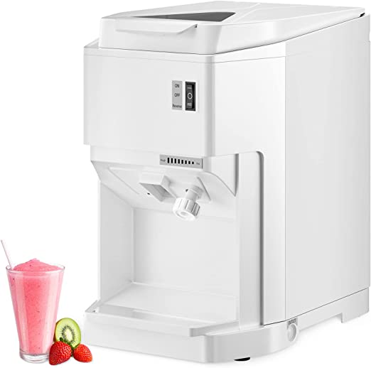 Commercial Snow Cone Machine, Ice Shaver Machine, Tabletop Electric Ice Crusher w/Adjustable Ice Fineness,Shaved Ice Machine for Restaurants,Bars,Home or Commercial Use