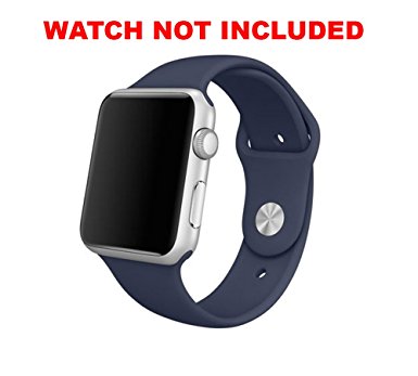 House of Quirk(HOQ) Apple Watch Band, Soft Silicone Fitness Replacement Sport Band for Apple Watch Apple Watch 42mm Band, Silicone Strap Sport Replacement Kit for I Watch, For Women and Men Use Apple Watch BAND (42mm) Silicon Band (APPLE WATCH NOT INCLUDED)