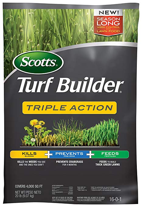 Scotts 26003A Turf Builder Triple Action-4,000 SF, 20 lb