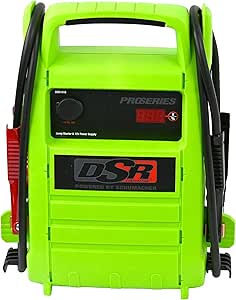 Schumacher Electric DSR141G - ProSeries Jump Starter - 12V 2000 Peak Amps Portable Car Jump Starter in Limited Edition Green - Jumper Cables & Battery Pack - 500 Cranking Amps, 325 Cold Cranking Amps