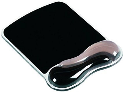 Kensington Duo Gel MousePad - Black and Smoke