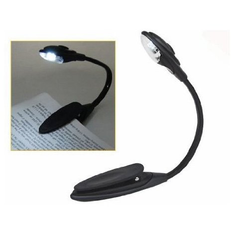 Sodial Sodial- Clip On Book Reading Light Bright Led Lamp Booking For Amazon Kindle 3 3G Wifi