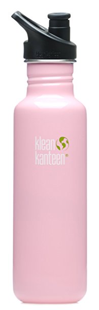 Klean Kanteen Stainless Steel Bottle with Sport Cap