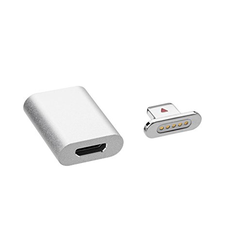 moizen Magnetic Charging Adapter & Converter, Magnetic Charger, Magnetic Lightning Connector, SNAP Adapter Micro-USB-to-Lightning Edition Set for iPhone 7 Plus, 7, 6s Plus, 6s, 6, SE, 5s, 5c, 5