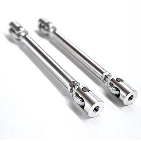FTR Universal Aluminum Front Splitter Lip Support Rods 7.5”-9.25” (Pair)