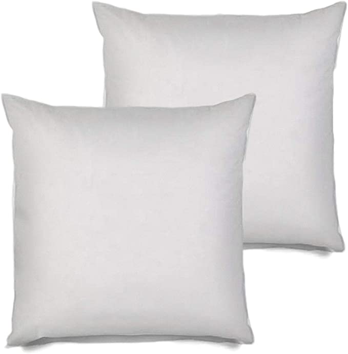 MSD 2 Pack Pillow Insert 28x28 Hypoallergenic Square Form Sham