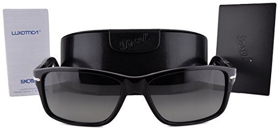Persol PO3154S Sunglasses Black w/Gray Gradient Lens 104171 PO3154 For Men