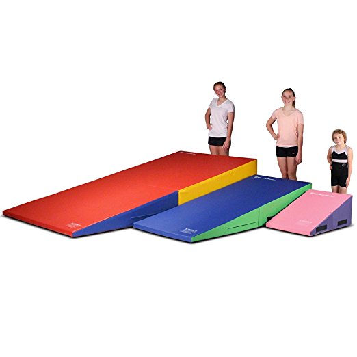 We Sell Mats Gymnastics Folding and Non-Folding Incline Cheese Wedge Skill Shape Tumbling Mat