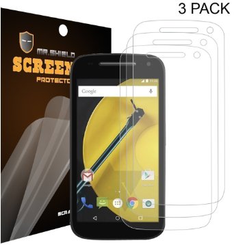 Mr Shield For Moto (Motorola) E 2nd Generation (2015 Version) Anti-Glare [Matte] Screen Protector [3-PACK] with Lifetime Replacement Warranty...
