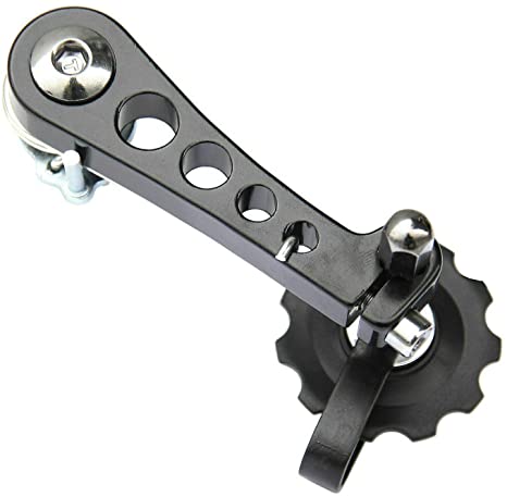 CyclingDeal Bike Single Speed Aluminum Chain Tensioner and Kit Packages for Road Bike and MTB