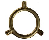 BampP Lamp 3-Way Uno Bridge Adapter Brass Plated and Lacquered