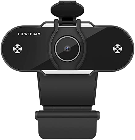 Whew HD 1080P Webcam with Microphone, USB Webcam with Auto Light Correction for Desktop/Laptop, Streaming Computer Web Camera for Video Conferencing, Teaching, Streaming, and Gaming