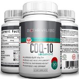 High Efficiency COQ10 Supplement Pills - Coenzyme Q10 Capsules with 200mg of Pure Ubiquinone Protect Your Heart Raise Energy Levels Alleviate Pain and Improve Blood Pressure with no Side Effects