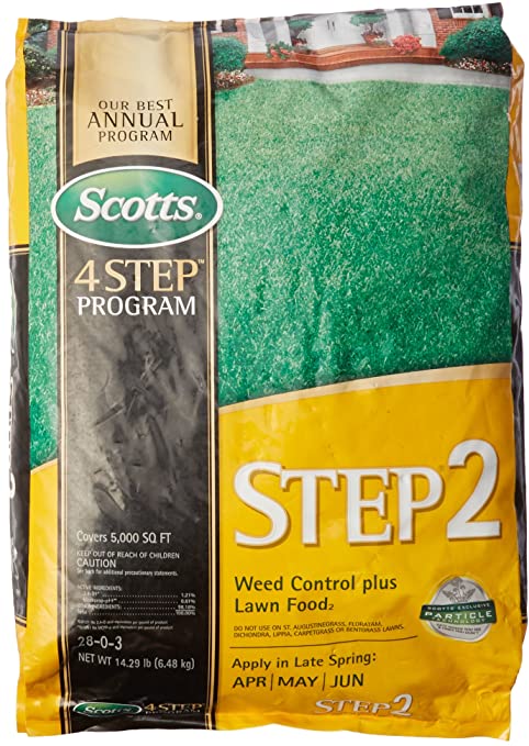 SCOTTS LAWNS 23615 Step 2 Weed/Feed, 5m