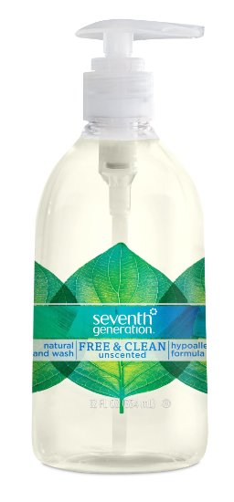 Seventh Generation Hand Wash Free and Clean Unscented 12 Ounce