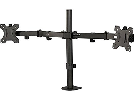 Rosewill Dual Monitor Stand, Adjustable Monitor Mount Fits Two Screens up to 32”, 17.64 lbs per Arm, RMS-17001