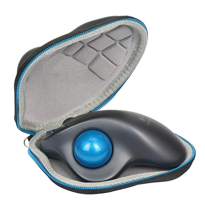 Markstore Travel Hard Case Shockproof Bag for Logitech M570 Trackball Cordless Wireless Bluetooth Mouse