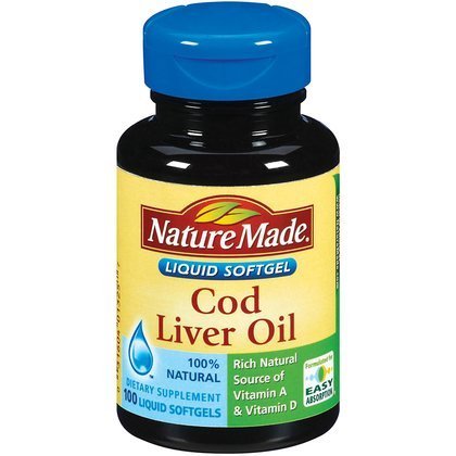 Nature Made Cod Liver Oil -- 100 Liquid Capsules