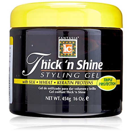 Fantasia Thick N Shine Stay Styling Gel, 16 Ounce