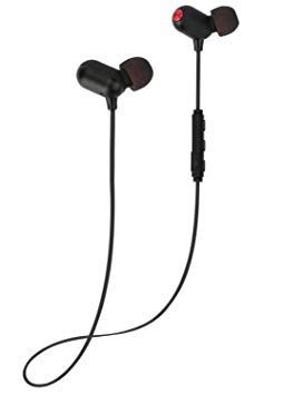 Bluetooth Earphones, ZENBRE E6 Bluetooth 4.1 Stereo Noise Isolating, Wireless Earphones Up to 7h Playtime, Water Resistant IPX4 Sport Earbuds(Black)