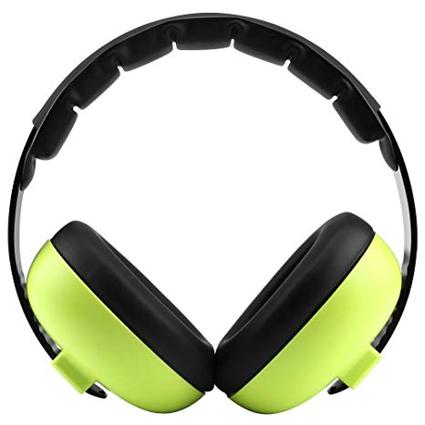 XUZOU Sound Ear Muffs,Kids Earmuffs Hearing Protection,Infant Headphones,Junior Baby Ear Defenders,Headphones Noise Reduce,Baby Headphones Noise Reduction,for Children,Women(Green)