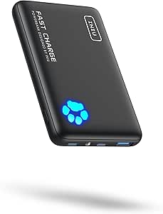 INIU Portable Charger, Slimmest 10000mAh 20W PD Power Bank, USB C in&Out High-Speed Charging Battery Pack, External Phone Powerbank Compatible with iPhone 16 15 14 13 Samsung S22 S21 Google iPad etc