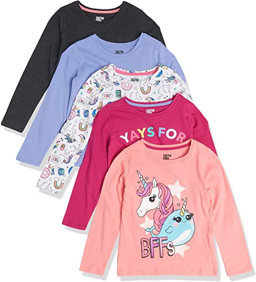 Spotted Zebra Girls' Long-Sleeve T-Shirts