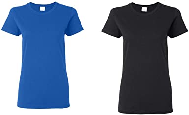 Gildan Women's Heavy Cotton Adult T-Shirt, 2-Pack