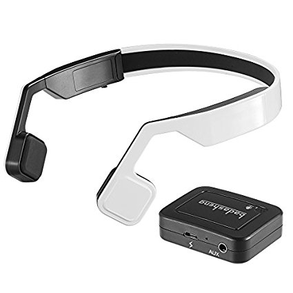 Docooler Bluetooth 4.0 Headphones Bone Conduction Stereo Headsets Sweatproof Earphones Hands-free w/ Mic